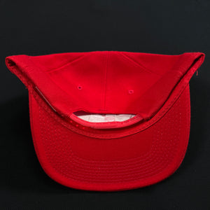 Vintage adidas Trefoil Red Youngan Snapback Hat