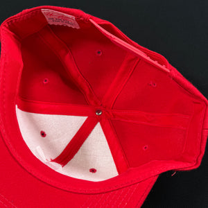 Vintage adidas Trefoil Red Youngan Snapback Hat