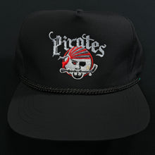 Load image into Gallery viewer, Portland Pirates Black Rope Snapback Hat
