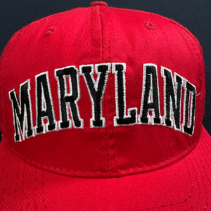 Vintage University of Maryland Twill Starter Arch Snapback Hat