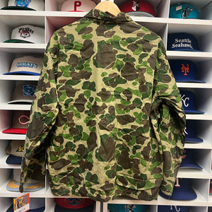 Vintage Camouflage Hunting Button-Up Shirt L