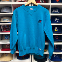 Load image into Gallery viewer, Vintage Blue Russell Athletic Logo Crewneck XS/S