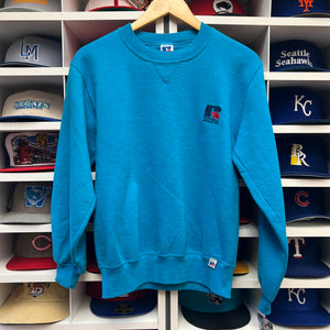 Vintage Blue Russell Athletic Logo Crewneck XS/S