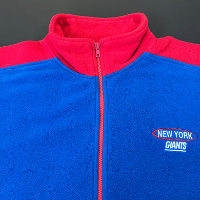 Vintage 1999 New York Giants Fleece Zip-Up Jacket XL