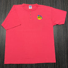 Load image into Gallery viewer, Mass Vintage MVabc Pink Henley Shirt XL