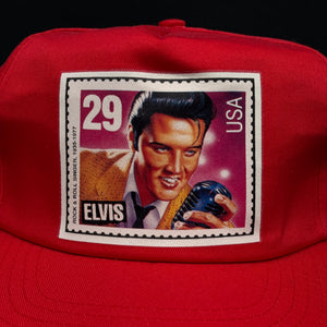 Vintage Elvis Presley Stamp Snapback Hat