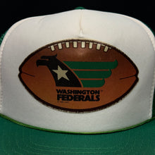 Load image into Gallery viewer, Vintage Washington Federals USFL Mesh Snapback Hat