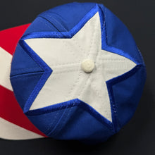 Load image into Gallery viewer, Vintage USA Flag Snapback Hat