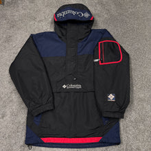 Load image into Gallery viewer, Vintage Columbia Black Anorak Jacket S