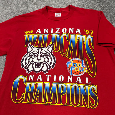 Vintage 1997 Arizona Wildcats National Champions Shirt S/M