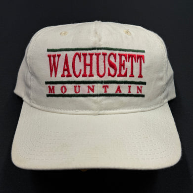 Vintage Wachusett Mountain Split Bar Snapback Hat