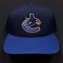 Load image into Gallery viewer, Vintage Vancouver Canucks Twill SS PL Snapback Hat