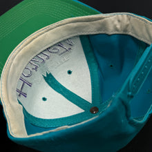 Load image into Gallery viewer, Vintage Charlotte Hornets Twill SS Script Snapback Hat