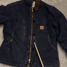 Load image into Gallery viewer, Carhartt Navy Blue Zip Up Jacket L/XL