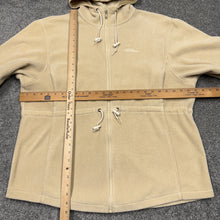 Load image into Gallery viewer, Vintage LL Bean Beige Fleece Zip Up Sweatshirt Women's XL/2XL