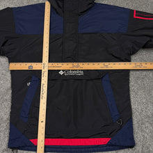 Load image into Gallery viewer, Vintage Columbia Black Anorak Jacket S