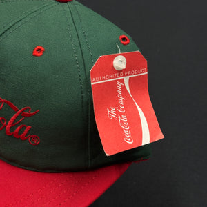 Vintage Coca Cola Spell Out Snapback Hat NWT