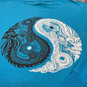 Vintage Dragons Yin/Yang Long Sleeve Shirt M/L