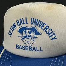 Load image into Gallery viewer, Vintage Seton Hall Pirates Baseball Mesh Snapback Hat