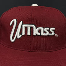 Load image into Gallery viewer, Vintage UMass Minutemen Spell Out Snapback Hat