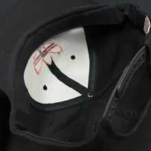 Load image into Gallery viewer, Vintage adidas Trefoil Black Red Snapback Hat