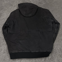 Load image into Gallery viewer, Carhartt Black Hooded Zip Up Jacket L