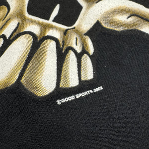Vintage 2002 Flaming Skull Jersey Shirt L/XL