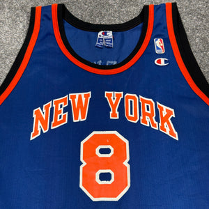 Vintage Latrell Sprewell New York Knicks Champion Jersey 2XL