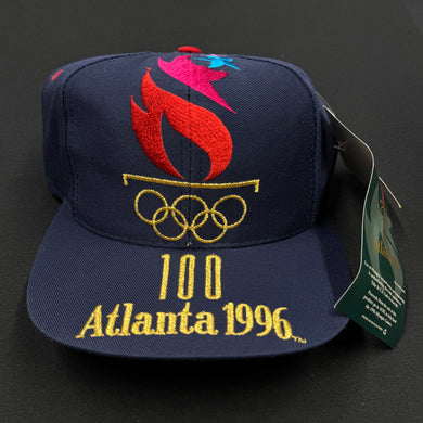Vintage Atlanta 1996 LOGO 7 Snapback Hat NWT