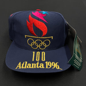 Vintage Atlanta 1996 LOGO 7 Snapback Hat NWT
