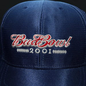 Vintage Bud Bowl 2001 Strapback Hat