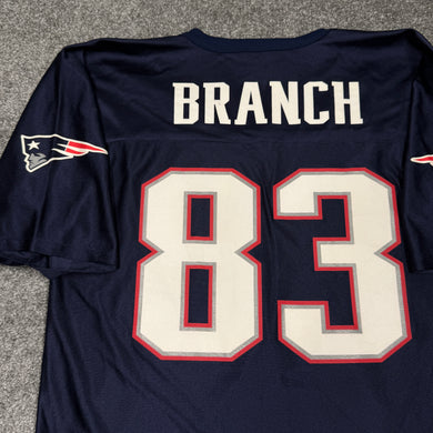 Vintage Deion Branch New England Patriots Jersey M