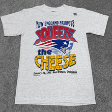 Load image into Gallery viewer, Vintage New England Patriots Squeeze the Cheese Shirt XS/S