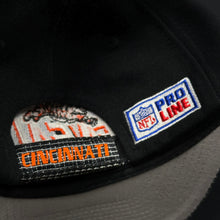 Load image into Gallery viewer, Vintage Cincinnati Bengals Logo Athletic Grid Strapback Hat