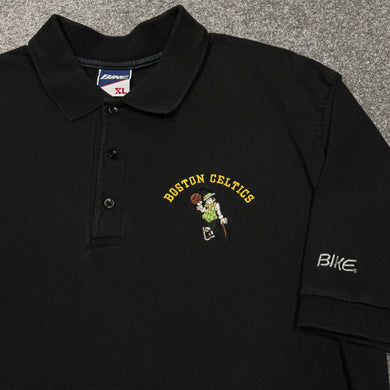 Vintage Boston Celtics Polo Shirt L/XL
