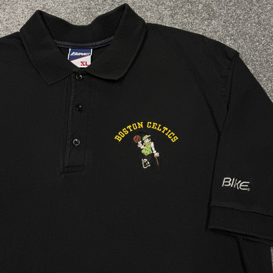 Vintage Boston Celtics Polo Shirt L/XL