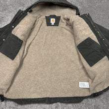 Load image into Gallery viewer, Carhartt Green Lined Hooded Jacket L