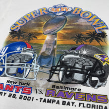 Load image into Gallery viewer, Vintage Super Bowl 35 Ravens Giants Shirt S/M