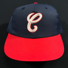 Load image into Gallery viewer, Vintage Cleveland Indians Mesh Snapback Hat