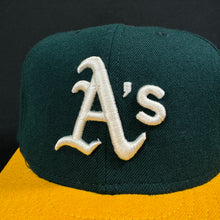 Load image into Gallery viewer, Vintage Oakland Athletics New Era Fitted Hat 7 3/4