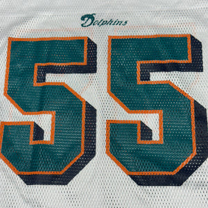 Vintage Junior Seau Miami Dolphins Reebok Jersey XL