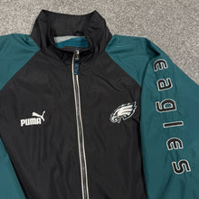 Load image into Gallery viewer, Vintage Philadelphia Eagles PUMA Windbreaker Jacket M