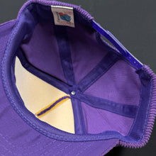 Load image into Gallery viewer, Vintage Champion Purple Corduroy Snapback Hat