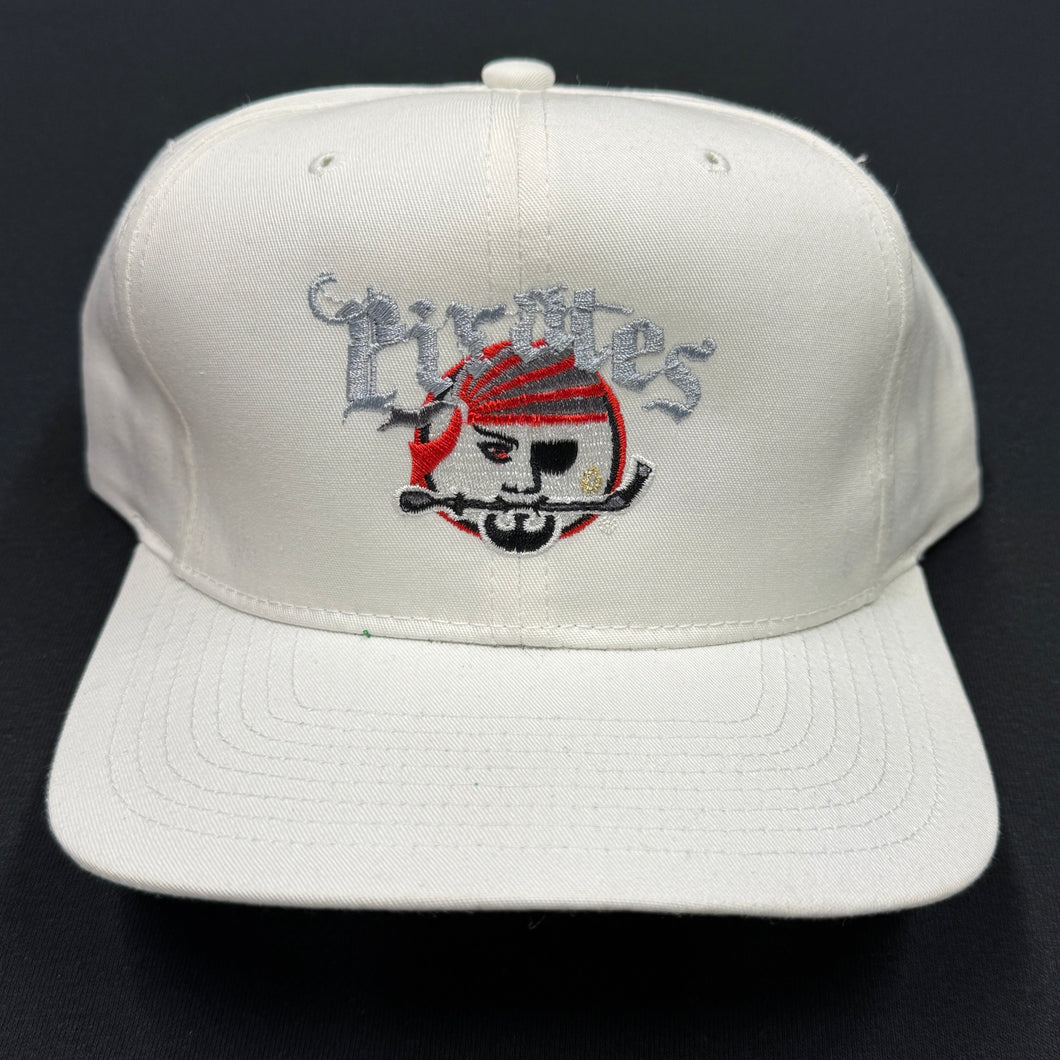Portland Pirates White Twill Snapback Hat