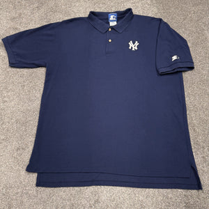 Vintage New York Yankees Starter Polo Shirt XL