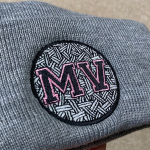 Mass Vintage Gray Pink MV Winter Hat