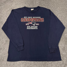 Load image into Gallery viewer, Vintage 2003 New England Patriots AFC East Champions Shirt L/XL