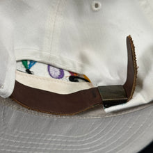 Load image into Gallery viewer, MV Sports White Leather Strapback Hat