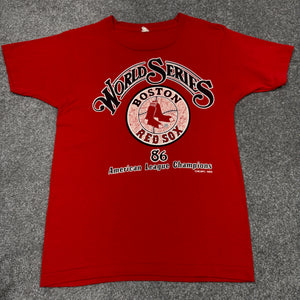 Vintage 1986 Boston Red Sox World Series Shirt XS