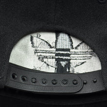 Load image into Gallery viewer, Vintage adidas Trefoil Black Snapback Hat